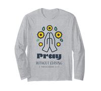 Orar sin Cesar - 1 Tesalonicenses 5:17 Fe Cristiana Manga Larga