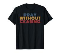 Orar sin Cesar la fe Cristiana inspiradora Camiseta
