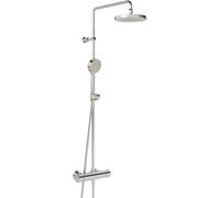 Oras Nova conjunto de ducha a pared con termostato con rociador con efecto lluvia cromo 7402U