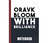 ORAVK - Bloom with Brilliance: Inspirational Journal for Self-Growth, Positivity, and Gratitude Guided Journal for Personal Growth, Daily Positivity, and Mindful Living- 6x9 Inch, 120 Pages