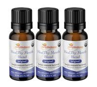 OraWellness HealThy Boca mezcla de aceite de dientes, pasta dental orgánica alternativa promueve dientes y encías saludables, Paquete de 3