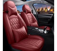 ORAWLE Fundas de asiento de coche, juego universal para SsangYong Rodius/BMW X1/Benz Vito/Benz Viano/Honda Allison accesorios para coches: rojo