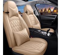 ORAWLE Fundas de asiento de coche universales para MBZ All Models A160 180 B200 C200 C300 E Class Gla Gle S600 Gls Glc Accesorios para coche: Beige