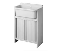 Orazio - Mueble lavadero ahorra espacio de resina,55 x 35 cm