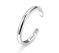 ORAZIO S925 Anillos de Plata Esterlina del Dedo del Pie para Las Mujeres Flecha Infinito Celtic Knot Daisy Anillos del Dedo del Pie con Estilo Anillos de Banda Ajustable