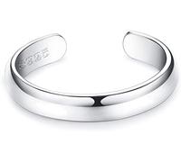 ORAZIO S925 Anillos de Plata Esterlina del Dedo del Pie Para Las Mujeres Flecha Infinito Celtic Knot Daisy Anillos del Dedo del Pie con Estilo Anillos de Banda Ajustable
