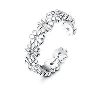 ORAZIO S925 Anillos de Plata Esterlina del Dedo del Pie Para Las Mujeres Flecha Infinito Celtic Knot Daisy Anillos del Dedo del Pie con Estilo Anillos de Banda Ajustable