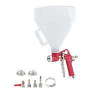 Orazio Textura Pintura Pistola Pulverizadora 5L 3 Boquillas Alimentación de Tolva de Aire Air Hopper Feed para Pared de Techo Yeso Pintura Barnizado 221471