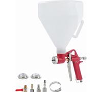 Orazio Textura Pintura Pistola Pulverizadora 5L 3 Boquillas Alimentación de Tolva de Aire Air Hopper Feed para Pared de Techo Yeso Pintura Barnizado 221471