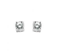 ORB 891 Pendientes De Mujer En Oro Blanco Y DIAMANTE Comete -10% Descuento