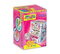 Orb Factory Sticky Mosaics - Jewel Box con cajonera, Mosaico de números | Decorar con placas de espuma de colores autoadhesivas según números y crear una caja de joyería individual