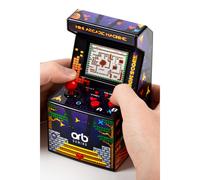 Orb - Mini mquina arcade 300 juegos integrados Juegos arcade retro de 8 bits 2.5 Pantalla a todo color Joystick de 8 vas Control de volumen de