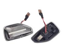 ORBANA Coche Luz Señal Giro Lente Indicador Lateral Dinámico LED Para Dacia Para Sandero 2 Para Logan Para Duster Luz Señal, Lámpara Intermitente Secuencial Lateral Luz Señal Giro