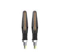ORBANA Indicador luz señal giro Luz de señal de giro para motocicleta, relé incorporado, 335SMD, intermitente de agua, indicador de señal de giro, intermitente para