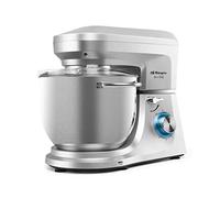 Orbegozo AM 8000 Batidora Amasadora con Accesorios para Mezclar, Amasar y Batir, 1800 W, Bol de Acero Inoxidable de 7 L, Motor AC, 6 Velocidades + PULSE
