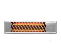 Orbegozo BB 5000 Estufa de cuarzo para baño, Selección de potencias mediante tirador, Emisión instantánea de calor, Pantalla orientable, 1200 W, Color plata