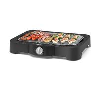 Orbegozo BCT 5000 Barbacoa Eléctrica, Acero Inoxidable, 2300W, 51,2 x 33 x 13,6 cm, Regulador de Temperatura, Rejilla Extraíble