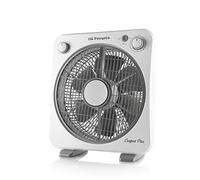 Orbegozo BF 0138 - Ventilador de suelo con 6 aspas, rejilla de protección giratoria bidireccional, 3 velocidades de ventilación, difusor rotativo, temporizador de 60 minutos, 40 W de potencia
