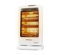 Orbegozo BP 0303 B Estufa Halógena Eléctrica 1200W - Calentador Oscilante, 3 Niveles de Potencia (400W/800W/1200W), Antivuelco y Asa de Transporte