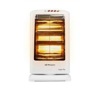 Orbegozo BP 0303 - Estufa eléctrica halógena, movimiento oscilante, 1200 W de potencia, 3 niveles de funcionamiento