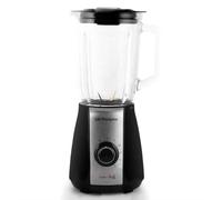 Orbegozo BV 6575 - Batidora de vaso, 5 velocidades, opción Pulse, cuchilla titanio desmontable, jarra termoresistente de 1,5 L, 600 W