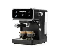 Orbegozo Cafetera Expresso EX 5300, 20 Bares, Thermoblock, Panel Táctil, 950W, Depósito 1L, Vaporizador Orientable, para Café Molido y Monodosis ESE, Bandeja Calientatazas, Doble Salida, Inox