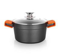 Orbegozo Cacerola CDH 3020, Aluminio fundido, antiadherente libre de PFOA, 2,8 L, asas silicona