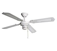 Orbegozo CF 03105 B - Ventilador de techo sin luz, 50 W de potencia, diámetro de 105 cm, 4 palas reversibles y 3 velocidades