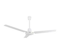 Orbegozo CF 86140 Ventilador de techo, diámetro 140 cm, altura 47 cm, 70 W, 5 velocidades de ventilación, mando de pared, 3 palas metálicas, color blanco