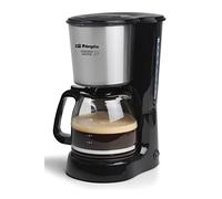 Orbegozo CG 4032 - Cafetera goteo, capacidad para 15 tazas, jarra de cristal, protección antigoteo, 800 W de potencia, Color Negro