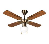 Orbegozo CL 02105 M - Ventilador de techo con luz, 50 W de potencia, diámetro de 105 cm, 4 palas reversibles y 3 velocidades