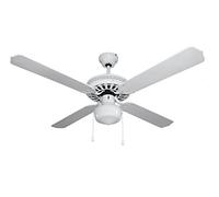 Ventilador de Techo Orbegozo CL 08132 B, blanco, 3 velocidades, 4 aspas, 60 w