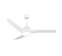 Orbegozo CP 146132 Ventilador de techo 132 cm motor DC 35W 6 velocidades silencioso mando a distancia reversible verano/invierno LED 24W 2400 lm 3000-6000K temporizador 1-8h incluye dos tijas