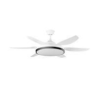 Orbegozo CP 165132 Ventilador de Techo 132 cm Motor DC 45W | 6 Velocidades, LED CCT Regulable 74W, Ultra Silencioso, Función Invierno/Verano, Triple Protección Anti-polvo