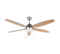 Orbegozo CP 48132 - Ventilador de techo con luz, 5 palas, diámetro 132 cm, potencia de 60 W y 3 velocidades