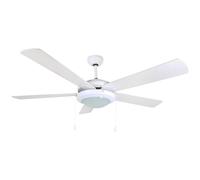Orbegozo CP 82132 - Ventilador de techo con luz, 5 palas, 132 cm de diámetro, potencia de 60 W y 3 velocidades
