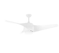 Orbegozo CP 99132 - Ventilador de techo con luz LED, 3 palas de diseño curvo, 132 cm de diámetro, 3 velocidades, 70 W, color blanco