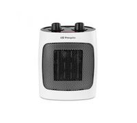Orbegozo CR 5031 - Calefactor cerámico, 2 Niveles de potencia, Modo ventilador, Asa, Protección Sobrecalentamiento, 2000 W