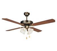 Ventilador de Techo Orbegozo CT 10132 M, con luz, 3 velocidades, 4 palas reversibles