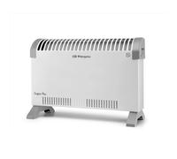 Orbegozo CV 1300 Convector Eléctrico Compacto 2000W - Radiador Silencioso con 3 Niveles de Potencia (750W, 1250W y 2000W), Termostato Regulable, Asas de Transporte y Protección Sobrecalentamiento