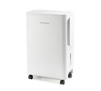 Orbegozo DH 1245 Deshumidificador 12 L/Día Área 50 m2 Silencioso 36 dB Gas Ecológico R290 Temporizador 24h Depósito 2.5L Filtro Lavable Ruedas y Asa Drenaje Continuo Consumo 235W