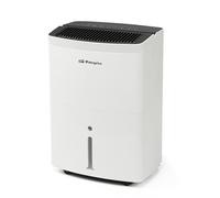 Orbegozo DH 3010 Deshumidificador 30 L/Día Área 140 m2 Display LED Gas Ecológico R290 Temporizador 24h Depósito Grande 5.5L Filtro Lavable Ruedas y Asa Recogecables Consumo 490W