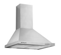Orbegozo DS 48170 B IN - Campana extractora decorativa 70 cm, motor de 190 W, 3 niveles de potencia, 3 filtros desmontables, extracción 630 m3/h, iluminación LED