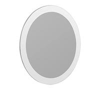 Orbegozo ESP 1000 - Espejo de Pared, 19,5 cm diámetro, 3 ventosas, Aumento x5, Marco Transparente, Bolsa de Transporte