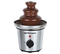 Orbegozo FCH 4000, Fuente de chocolate, cuerpo de acero inoxidable, 3 pisos, base antideslizante, 32 W, función mantenimiento calor,base antideslizante