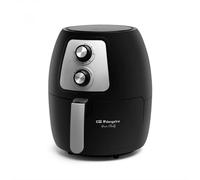 Orbegozo FDR 60 Freidora sin aceite 4L, Termostato regulable 60 minutos, Cubeta extraíble y desmontable apta para lavavajillas, Sistema de seguridad, Libre de BPA y PFOA, 1500 W