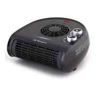 Orbegozo FH 5032, Calefactor horizontal, termostato regulable, 2 niveles de poténcia, 2500 W, función ventilador aire frío, calor instantáneo, indicador luminoso, asa de transporte, color negro