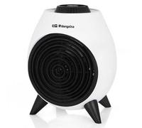 Orbegozo FH 5037 - Calefactor eléctrico con termostato regulable, 2000W de potencia, 2 posiciones de calor y función ventilador de aire frío