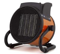 Orbegozo Calefactor eléctrico cerámico FHR 2040 – 2000 W, 2 potencias, termostato regulable, rojo