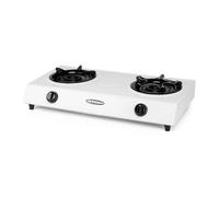 Orbegozo FO 2600 Hornillo a Gas para Uso Exterior - Potencia 6400W (2 x 3200W), Dos Quemadores Corona Triple, Encendido Piezoeléctrico y Base Antideslizante, Categoría I3+